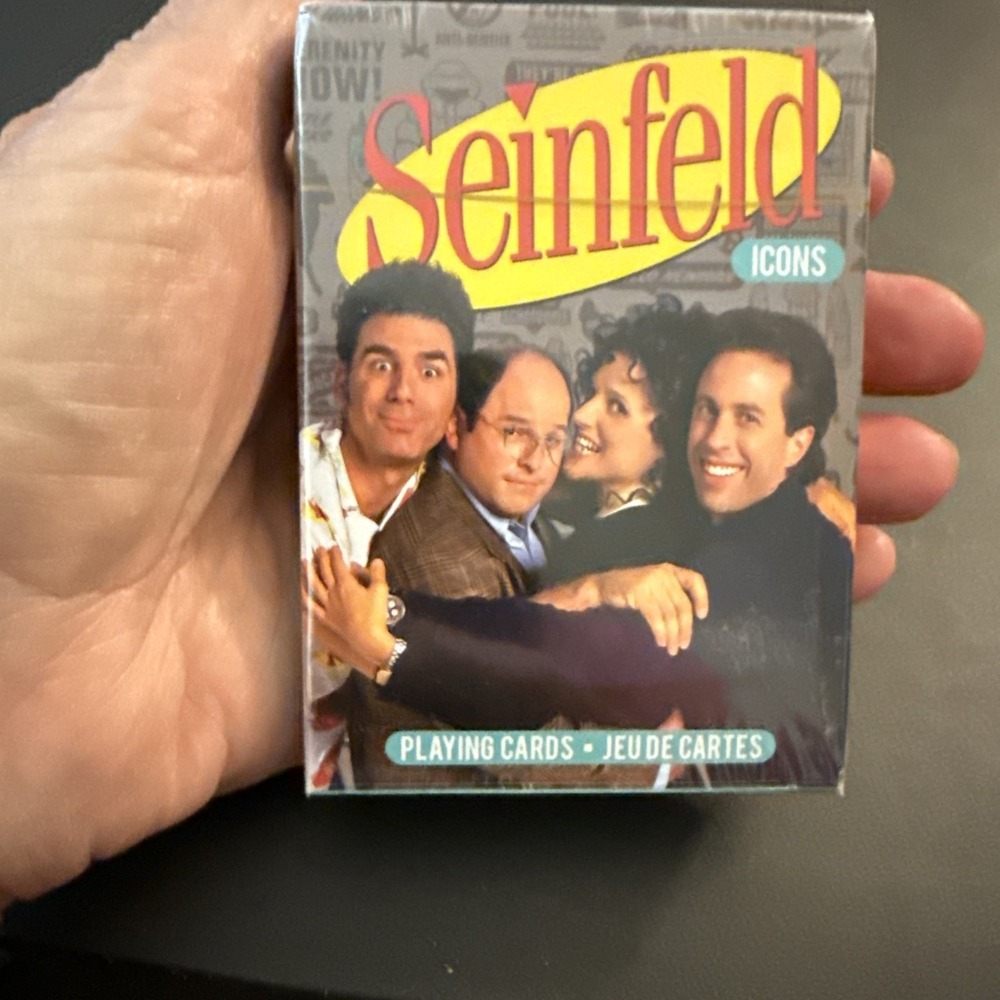 Seinfeld TV Show Icons Playing Cards Full Deck By Aquarius NIB Free Shipping